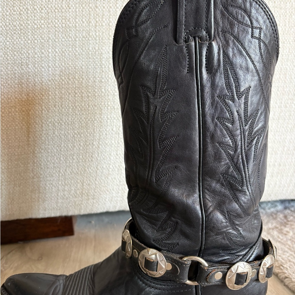 Women's Black Western Cowboy Boots